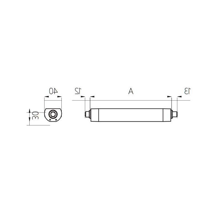 功率10.5W、尺寸A= 365 mm x 40 mm、MLAL-27-SWN、A40051